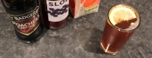 Sloe Badger Beer Cocktail