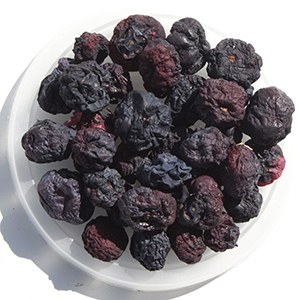 Dehydrating dried fruit blueberries