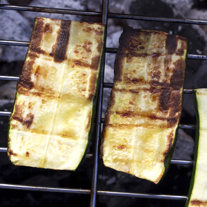How to barbecue courgette