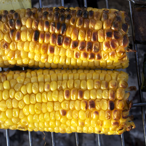 How to barbecue sweetcorn
