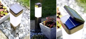 solar post light stainless steel