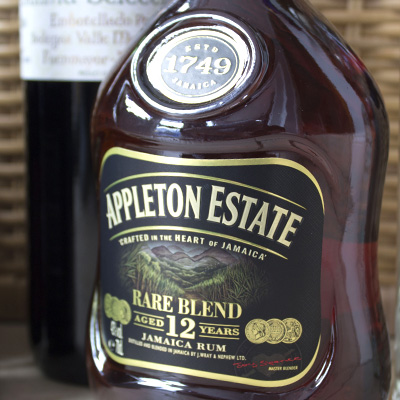 Appleton estate rum bottle label