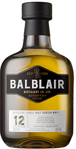 Balblair whisky bottle