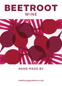 Free downloadable beetroot wine template