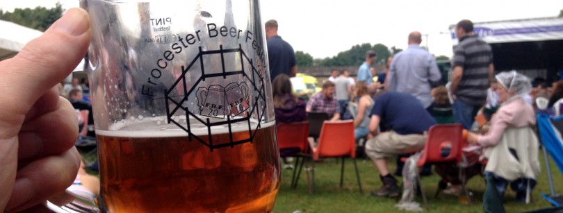 Frocester Beer Festival 2016 Pint Glass