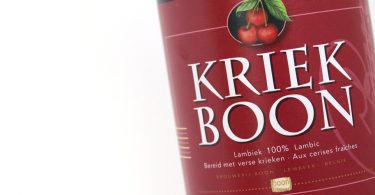 Boon Belgian Cherry Beer Label