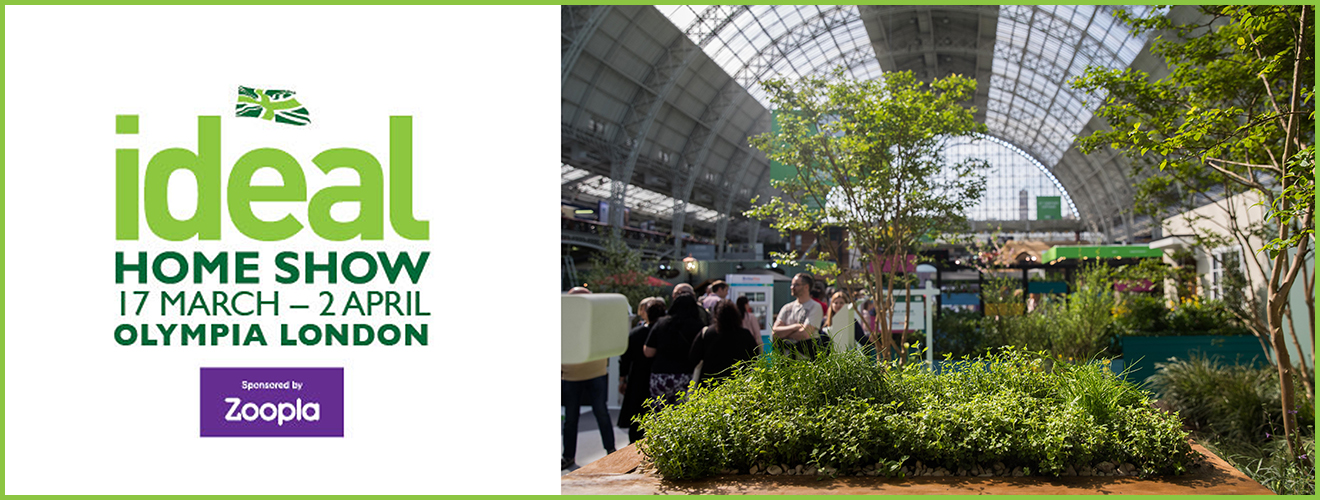 Win! Tickets for The Ideal Home Show Two Thirsty Gardeners