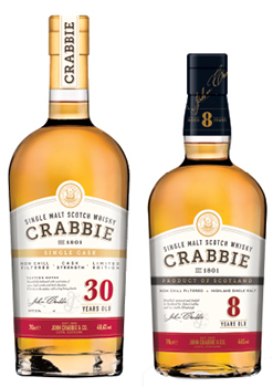 John Crabbie 8 and 30 year whisky